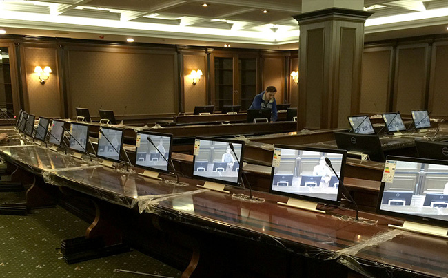 Military conference room and BeingHD cooperated 4K HDMI matrix customization case Military conference room and BeingHD cooperated 4K HDMI matrix customization case