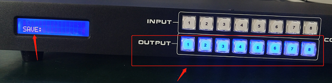 8x8-HDMI-matrix-switcher with video wall and seamless