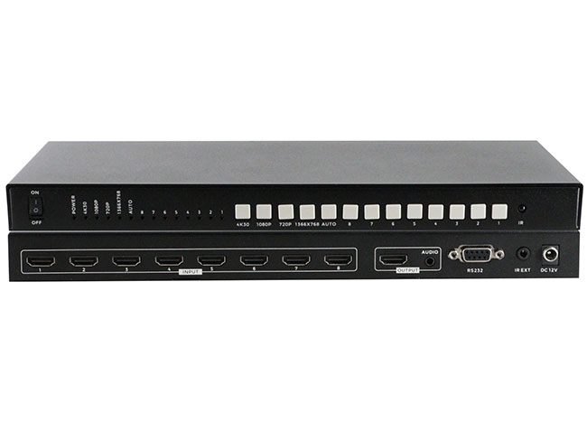 4K30 4x1 Seamless and Automatic Switcher, Essential For The Smart Meeting Room and Class Room, Automatic Recognition of Multiple Signals 4K30 4x1 Seamless and Automatic Switcher, Essential For The Smart Meeting Room and Class Room, Automatic Recognition of Multiple Signals