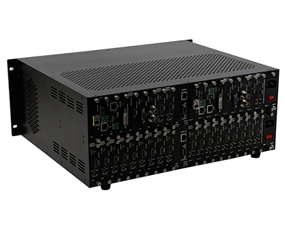 Modular Video matrix switcher 18X18 support DVI, HDMI, HDMIBaseT, Fiber Optic, 3G-SDI signals