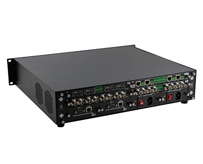 Modular Video matrix switcher 8x8 support DVI, HDMI, HDMIBaseT, Fiber Optic, 3G-SDI signals