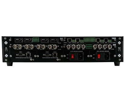 Modular Video matrix switcher 8x8 support DVI, HDMI, HDMIBaseT, Fiber Optic, 3G-SDI signals