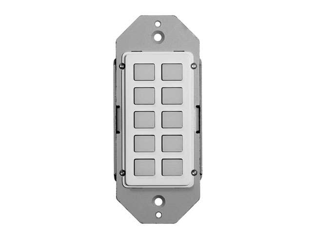 10-button Keypad Controller with WEB GUI and POE 10-button Keypad Controller with WEB GUI and POE