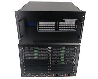 Modular 4K HDMI matrix switcher 36x36 chassis with Video Wall EDID