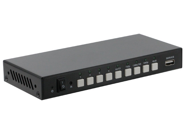 Auto HDMI 4K30 seamless switcher 4x1 w/ EDID CEC IR Remote Audio Auto HDMI 4K30 seamless switcher 4x1 w/ EDID CEC IR Remote Audio