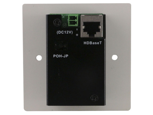HDMI Eextender 4K60 HDMIBaseT AV Wallplate POC Receiver 100M
