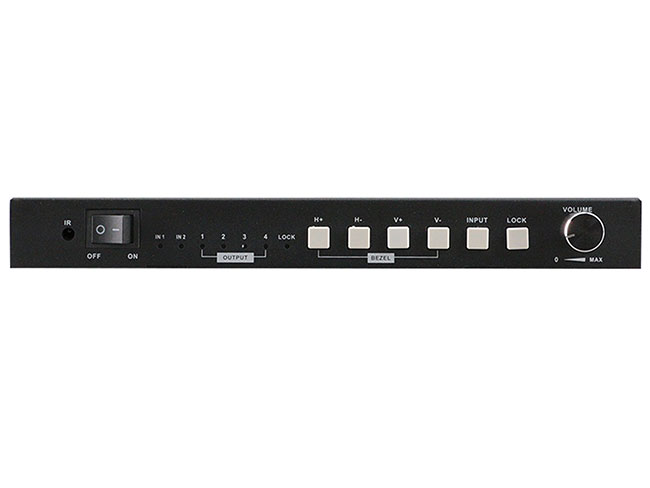 2x2 4K30Hz HDMI Video Wall controller bezel correction IR remote 2x2 4K30Hz HDMI Video Wall controller bezel correction IR remote