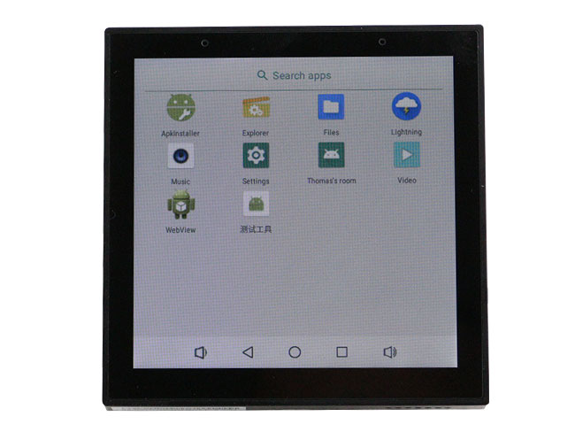 (Discontinued)4-inch POE Wall-mounted Touch Screen Controller