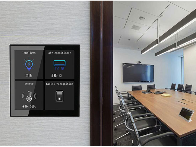 (Discontinued)4-inch POE Wall-mounted Touch Screen Controller (Discontinued)4-inch POE Wall-mounted Touch Screen Controller
