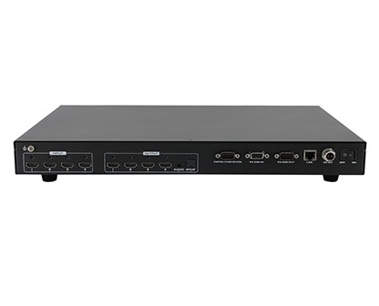 4x4 4K60 HDMI Matrix Switcher with Audio IR RS232 APP Control
