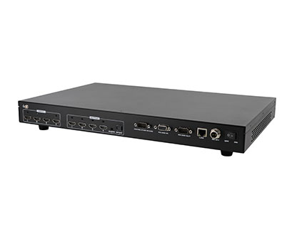 4x4 4K60 HDMI Matrix Switcher with Audio IR RS232 APP Control