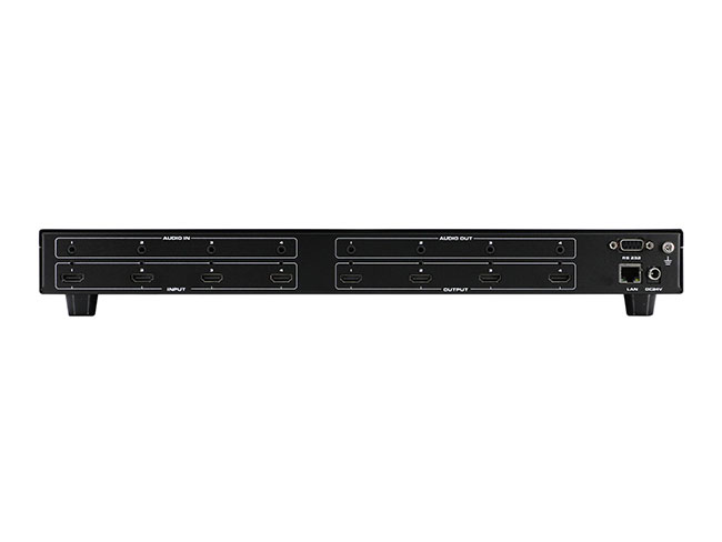4x4 4K30 HDMI Seamless Matrix Switcher With 2x2 Video Wall 4x4 4K30 HDMI Seamless Matrix Switcher With 2x2 Video Wall
