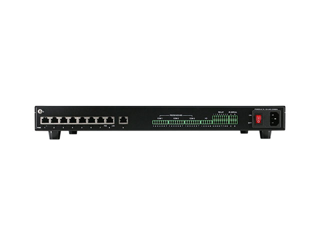 Web-based Programming Central Control Host w/ 8-port PoE Switch Web-based Programming Central Control Host w/ 8-port PoE Switch