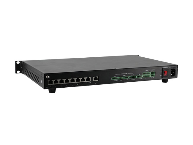 Web-based Programming Central Control Host w/ 8-port PoE Switch Web-based Programming Central Control Host w/ 8-port PoE Switch