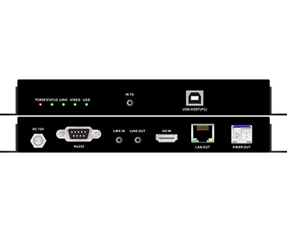 4KAV-over-IP-System-Encoder-HDMI-KVM-over-IP-matrix-Fiber-ExtenderIPF-900T
