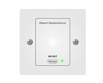 HDMI-Eextender-4K60-HDMIBaseT-AV-Wallplate-POC-Receiver-100Mrx