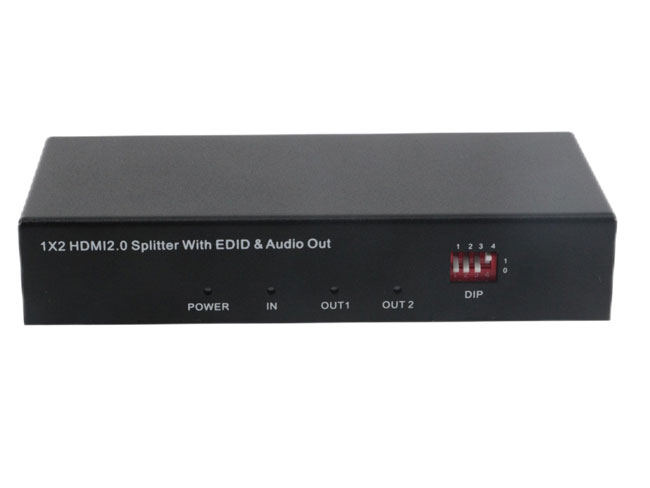 1x2 4K60 HDMI2.0 Splitter with auto scaling and EDID management 1x2 4K60 HDMI2.0 Splitter with auto scaling and EDID management
