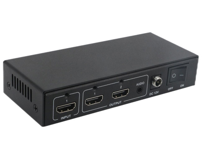 1x2 4K60 HDMI2.0 Splitter with auto scaling and EDID management 1x2 4K60 HDMI2.0 Splitter with auto scaling and EDID management