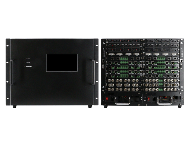 Modular HDMI matrix switcher 48X48 with Video Wall(Discontinued) Modular HDMI matrix switcher 48X48 with Video Wall(Discontinued)