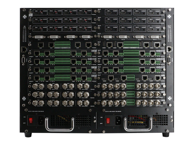 Modular HDMI matrix switcher 48X48 with Video Wall(Discontinued) Modular HDMI matrix switcher 48X48 with Video Wall(Discontinued)