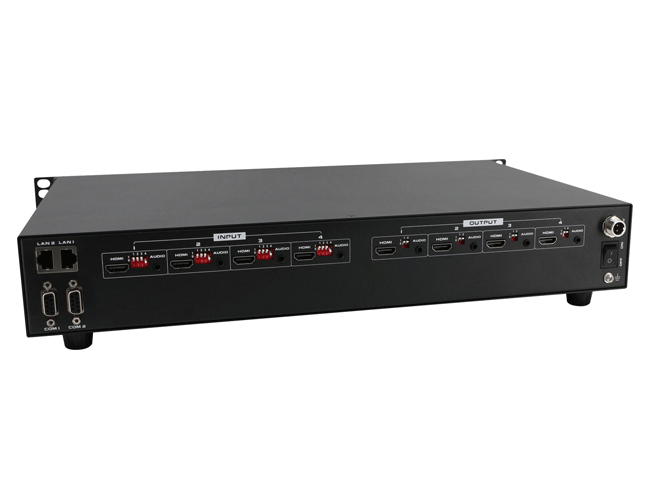 4K60 Fixed 4x4 HDMI Matrix Switcher with seamless switch 4K60 Fixed 4x4 HDMI Matrix Switcher with seamless switch