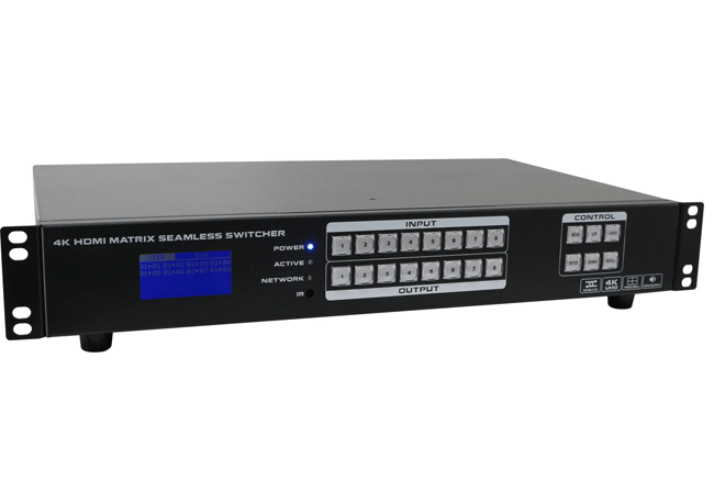 4K60 Fixed 8x8 HDMI Matrix Switcher with seamless switch 4K60 Fixed 8x8 HDMI Matrix Switcher with seamless switch