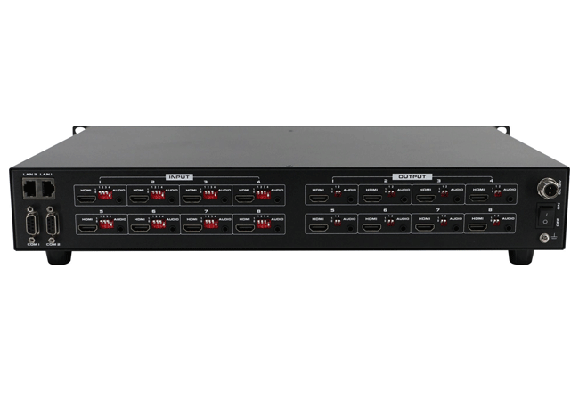 4K60 Fixed 8x8 HDMI Matrix Switcher with seamless switch 4K60 Fixed 8x8 HDMI Matrix Switcher with seamless switch