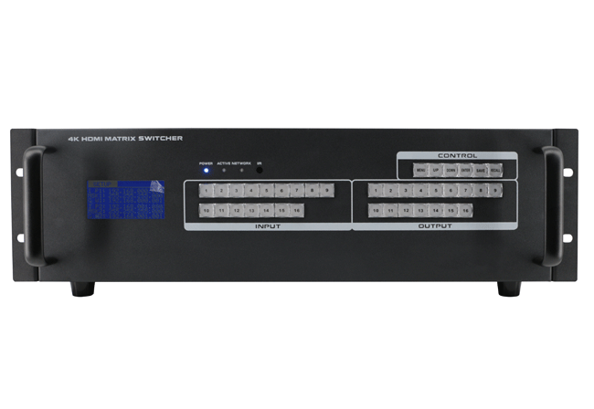 16x16 4K60 HDR HDMI2.0 Matrix Switcher with WEB GUI, APP control 16x16 4K60 HDR HDMI2.0 Matrix Switcher with WEB GUI, APP control