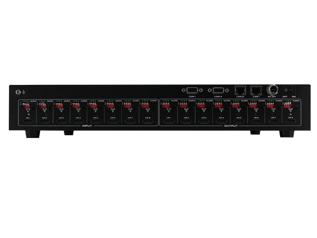 4K60 HDR 8x8 HDMI2.0 Matrix Switcher 4K60 HDR 8x8 HDMI2.0 Matrix Switcher