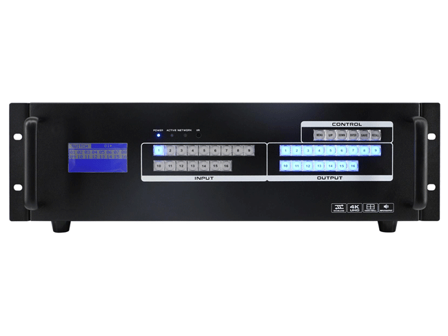 4K60 Fixed 16x16 HDMI Matrix Switcher with seamless switch 4K60 Fixed 16x16 HDMI Matrix Switcher with seamless switch