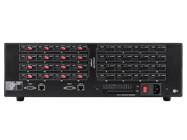4K60 Fixed 16x16 HDMI Matrix Switcher with seamless switch 4K60 Fixed 16x16 HDMI Matrix Switcher with seamless switch