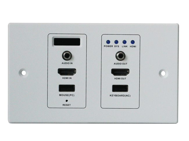 Wallplate 4K AV over IP Extender Matrix Wallplate 4K AV over IP Extender Matrix