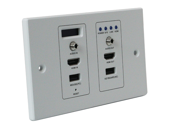Wallplate 4K AV over IP Extender Matrix Wallplate 4K AV over IP Extender Matrix