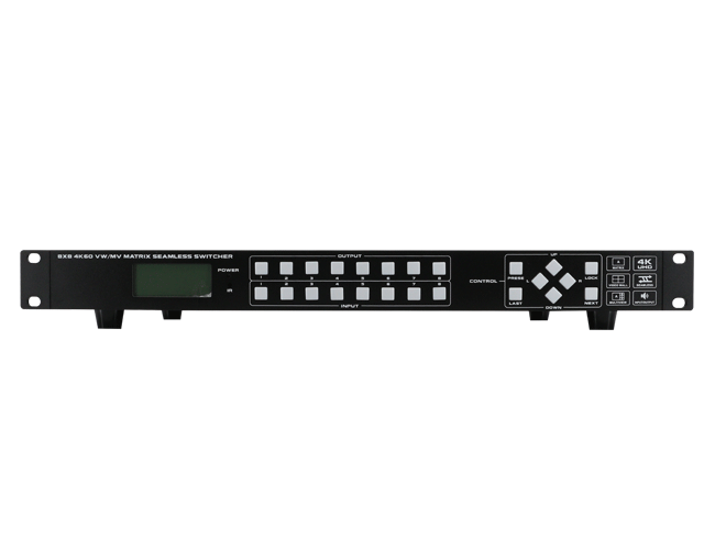8x8 4K60 18Gbps HDMI2.0 Seamless Matrix Switcher With Video Wall 8x8 4K60 18Gbps HDMI2.0 Seamless Matrix Switcher With Video Wall