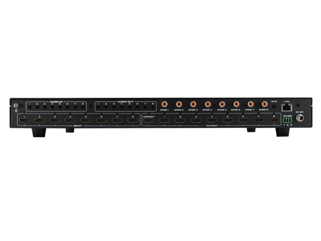 8x8 4K60 18Gbps HDMI2.0 Seamless Matrix Switcher With Video Wall 8x8 4K60 18Gbps HDMI2.0 Seamless Matrix Switcher With Video Wall
