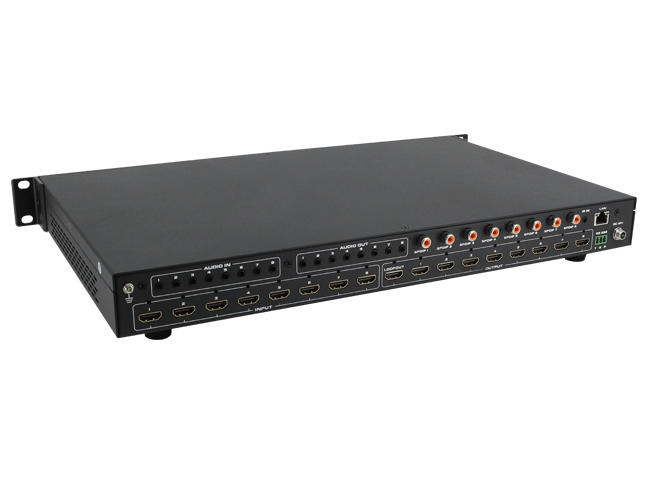 8x8 4K60 18Gbps HDMI2.0 Seamless Matrix Switcher With Video Wall 8x8 4K60 18Gbps HDMI2.0 Seamless Matrix Switcher With Video Wall