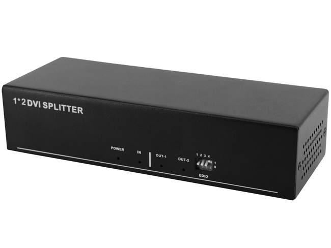1 to 2 DVI Spliiter with EDID management 1 to 2 DVI Spliiter with EDID management