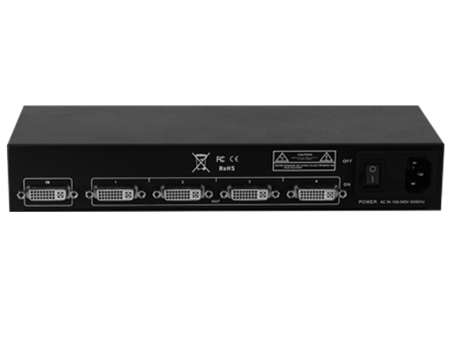 1 to 4 DVI Spliiter with EDID management 1 to 4 DVI Spliiter with EDID management