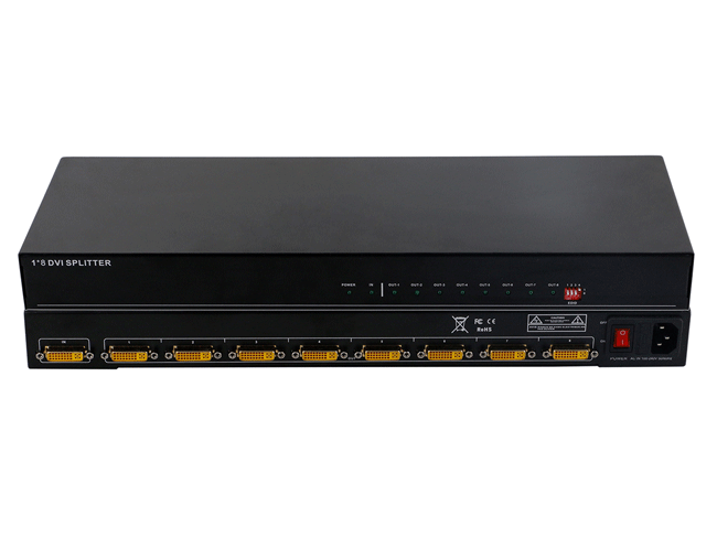 1 to 8 DVI Spliiter with EDID management 1 to 8 DVI Spliiter with EDID management