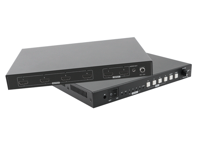 4K inputs Video wall controller with 4 HDMI outputs 4K inputs Video wall controller with 4 HDMI outputs