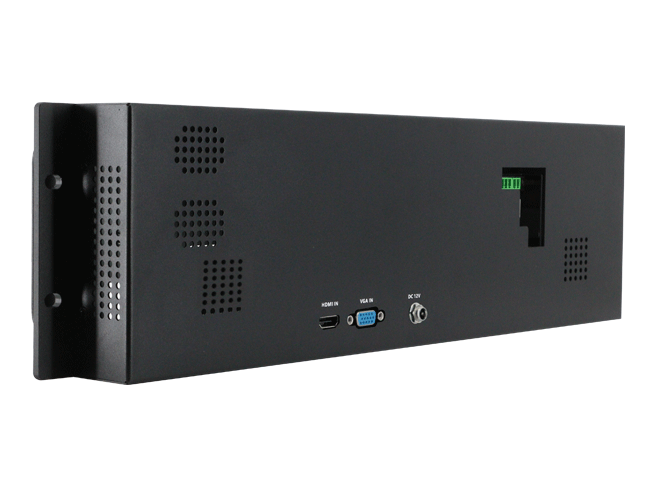 Dual rack-mounted HDMI+VGA 7inch monitor Dual rack-mounted HDMI+VGA 7inch monitor